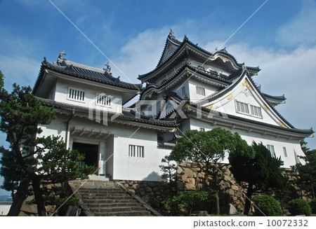 岸和田城堡（Kishijo-machi，岸和田市，大阪府）的城堡塔 10072332