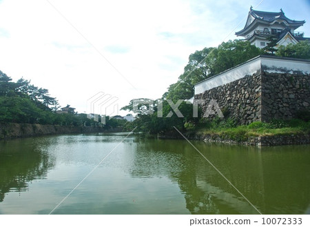 岸和田城堡·Hori（Kishiro町，岸和田市，大阪府）的城堡塔 10072333