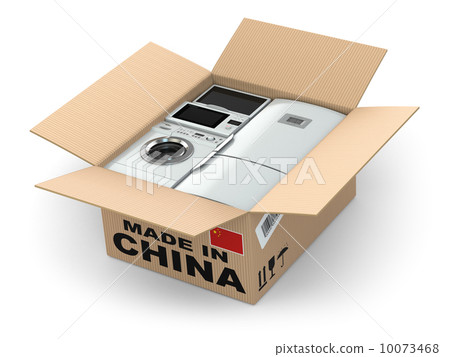 Home appliance in box. Made in China. 10073468