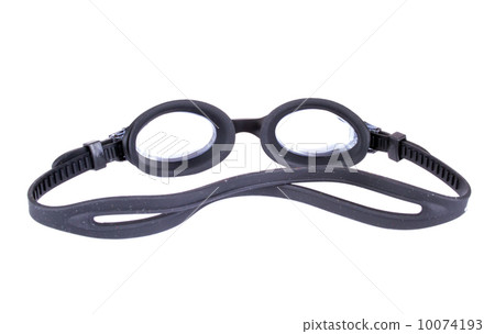 Swimming Glasses Isolated on White Background 10074193