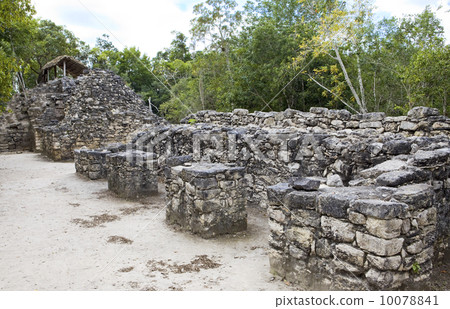 Mexico. .Archeologic zone of Koba.. Mexico. .Archeologic zone of Koba.. 10078841