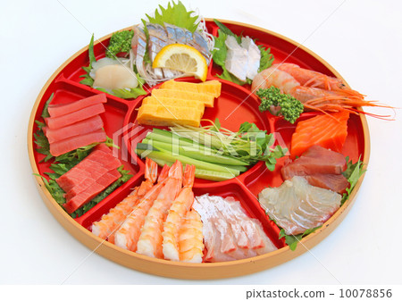 Food Japanese food Fish and shellfish Sea prawns Shrimp hand rolled sushi Sushi Japanese food Japanese tuna Medium tortoise flounder Salmon lean horse sword fish tattoo horse mackerel shellfish cracked radish parsley Usuzaku 10078856