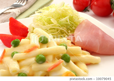 通心面沙拉沙拉早餐白色背景 10079045