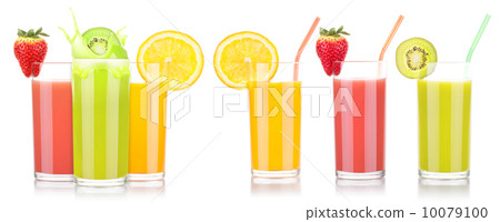 tasty summer fruit drinks in glass with splash tasty summer fruit drinks in glass with splash 10079100
