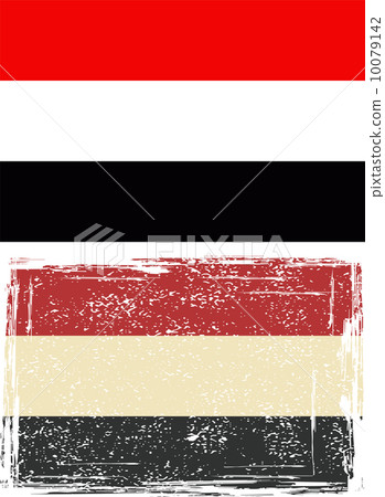 Yemen grunge flag. Vector Yemen grunge flag. Vector 10079142