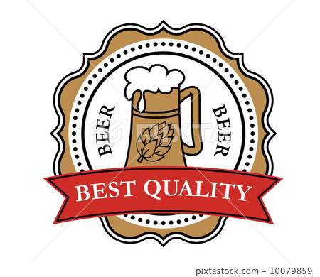 Retro brewery label 10079859