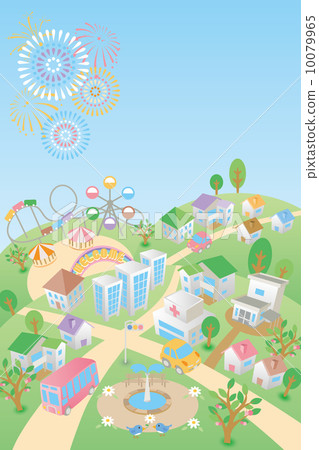 Illustration of the streets Illustration of the streets 10079965