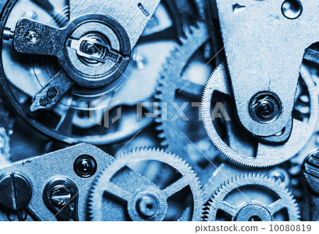 clock mechanism made in the technique of toning clock mechanism made in the technique of toning 10080819