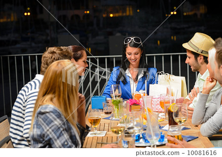 Friends celebrating outdoors birthday party Friends celebrating outdoors birthday party 10081616
