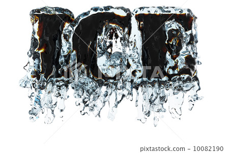 ice in water 10082190