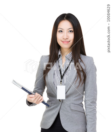 Asia woman with notebook 10084629