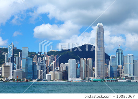 Central business district in Hong Kong Central business district in Hong Kong 10085367