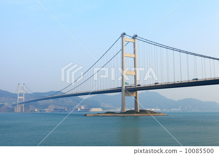 Cable bridge in Hong Kong Cable bridge in Hong Kong 10085500