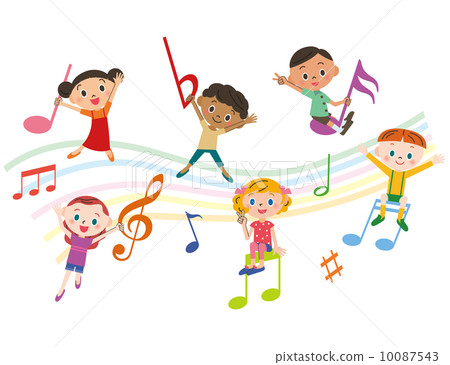 Musical note and child assembly Musical note and child assembly 10087543