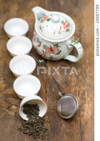 green chinese tea set 10087799