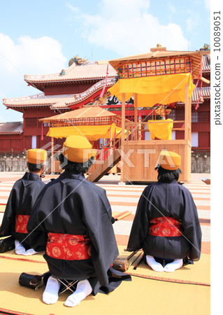 October Okinawa Shuri Castle Masamichi sealed ceremony 10089051