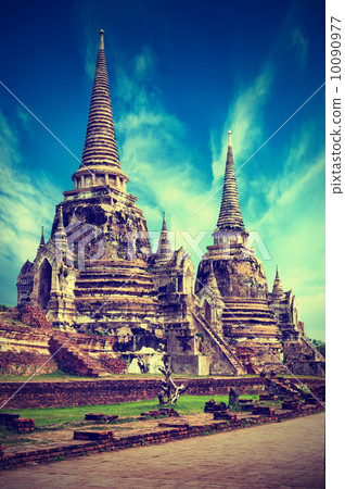 Asian religious architecture. Wat Phra Sri Sanphet. Thailand 10090977