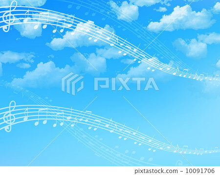 Sky note score - Stock Illustration [10091706] - PIXTA