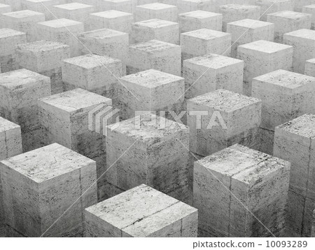 Abstract construction background with gray concrete elements Abstract construction background with gray concrete elements 10093289