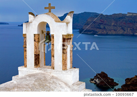 The Roof of Santorini orthodoxy church The Roof of Santorini orthodoxy church 10093667