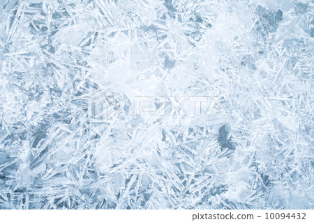 Detailed background texture of fresh thin ice 10094432