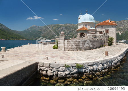 Old church on small island in Bay of Kotor, Montenegro Old church on small island in Bay of Kotor, Montenegro 10094493
