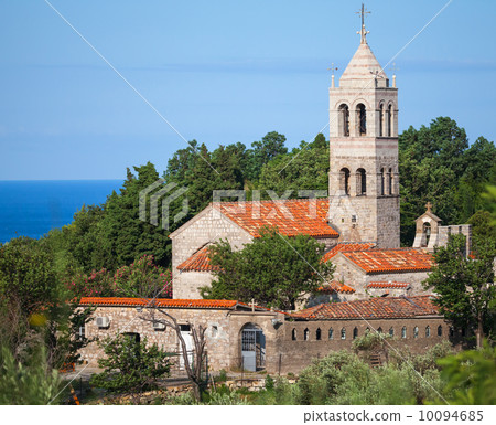 Orthodox Monastery of Rezevici, Adriatic Sea coast, Montenegro Orthodox Monastery of Rezevici, Adriatic Sea coast, Montenegro 10094685