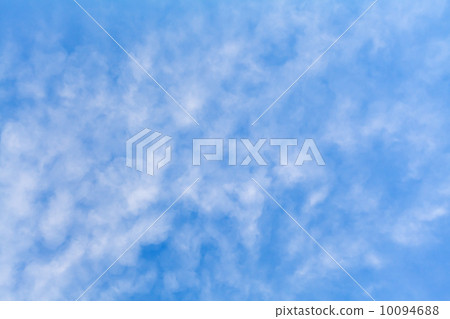 Blue sky background texture with soft clouds layer 10094688