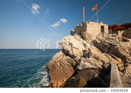 Castello, coastal Venetian fortress in Petrovac, Montenegro 10094689