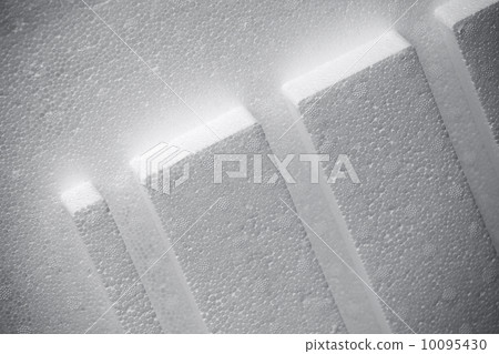 Abstract white Polystyrene structure background 10095430