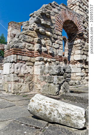 Old stone church walls 10095557