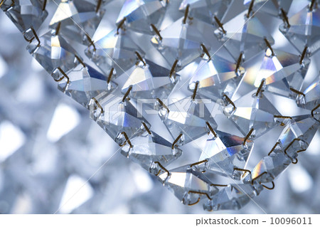 Glass crystal design elements of vintage chandelier 10096011