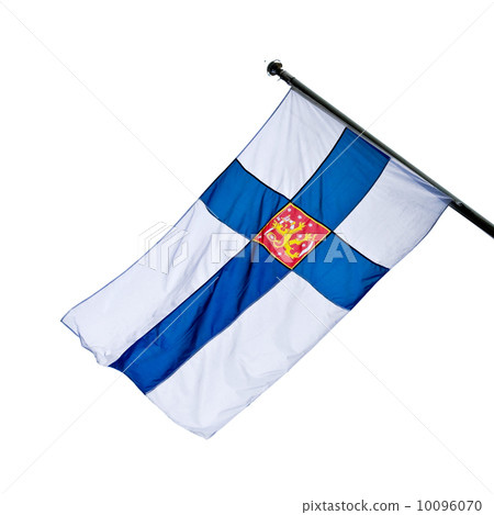 The State flag. Variant of the national flag of Finland 10096070