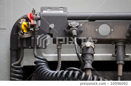 Industrial background with pneumatic unit Industrial background with pneumatic unit 10096092