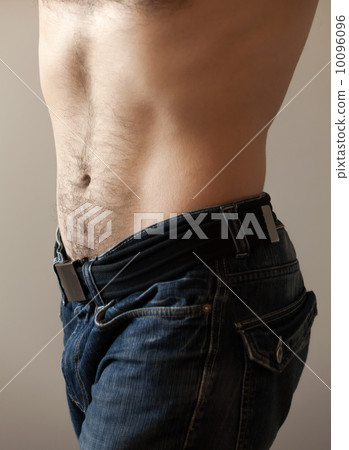 Sporty male belly. Closeup photo with shallow depth of field Sporty male belly. Closeup photo with shallow depth of field 10096096