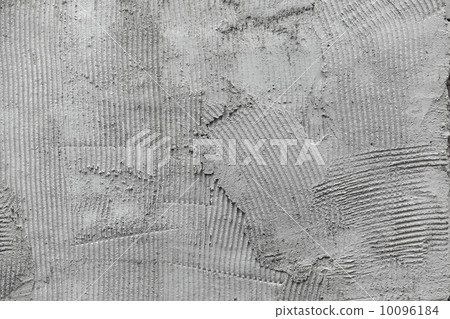 Gray wall glue plaster comb surface prepared for tiling Gray wall glue plaster comb surface prepared for tiling 10096184