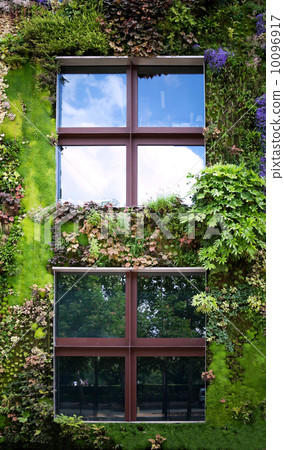Ecological buildings facade 10096917