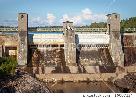 Imatrankoski - hydroelectric power station in Imatra, Finland 10097134
