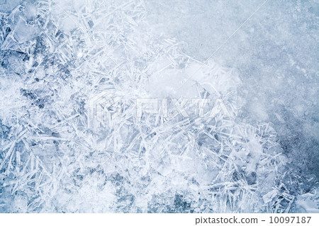 Detailed background texture of fresh thin ice 10097187
