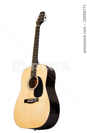 classical acoustic guitar isolated 10098771