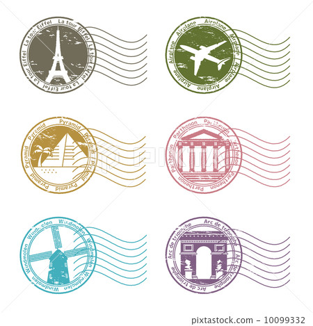 Antique stamp set Antique stamp set 10099332