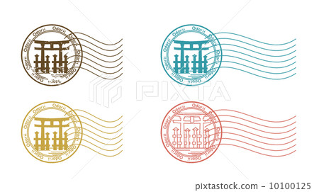 Antique stamp set Antique stamp set 10100125