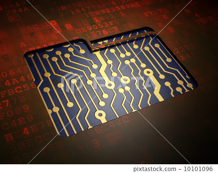 Business concept: Folder on digital screen background Business concept: Folder on digital screen background 10101096