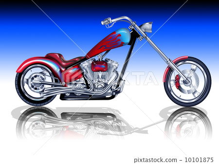 Custom Red Chopper 10101875