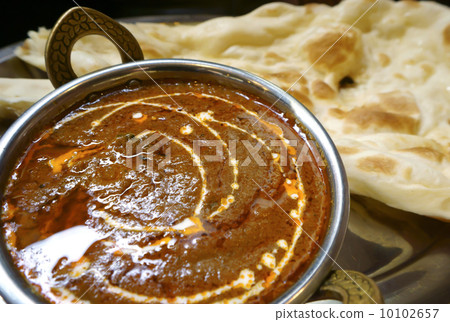 Indian curry and Nan 10102657