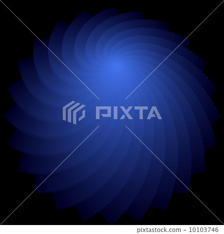 Rotation shape. Abstract deep blue backdrop. 10103746