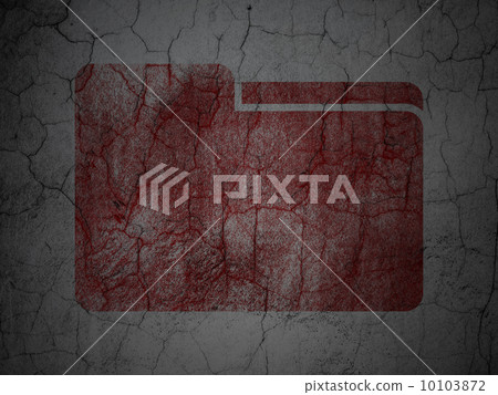Finance concept: Folder on grunge wall background Finance concept: Folder on grunge wall background 10103872