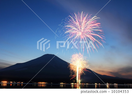 Mt. Fuji fireworks display 10104353