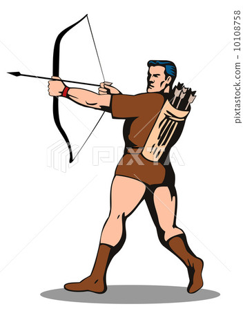 Archer Shooting Arrow 10108758