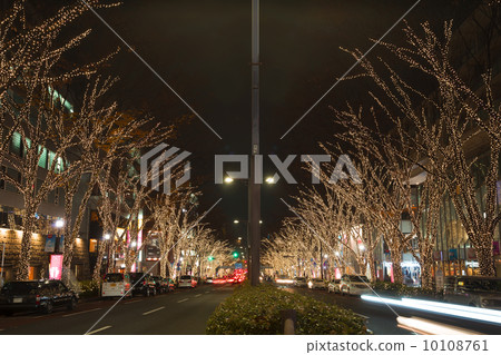 Christmas illumination of Harajuku Omotesando 10108761